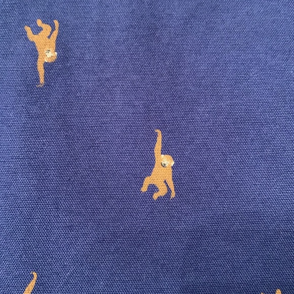 Paper denim & cloth monkey printed with contrast - Picture 3 of 11